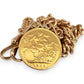 NZGD | 22ct 1904 Full Sovereign with 9ct Curb Chain with T Bar