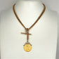 NZGD | 22ct 1904 Full Sovereign with 9ct Curb Chain with T Bar
