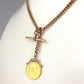 NZGD | 22ct 1904 Full Sovereign with 9ct Curb Chain with T Bar