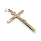NZGD | 18ct Gold Golden Mercy Crucifix Pendant 53.5mm