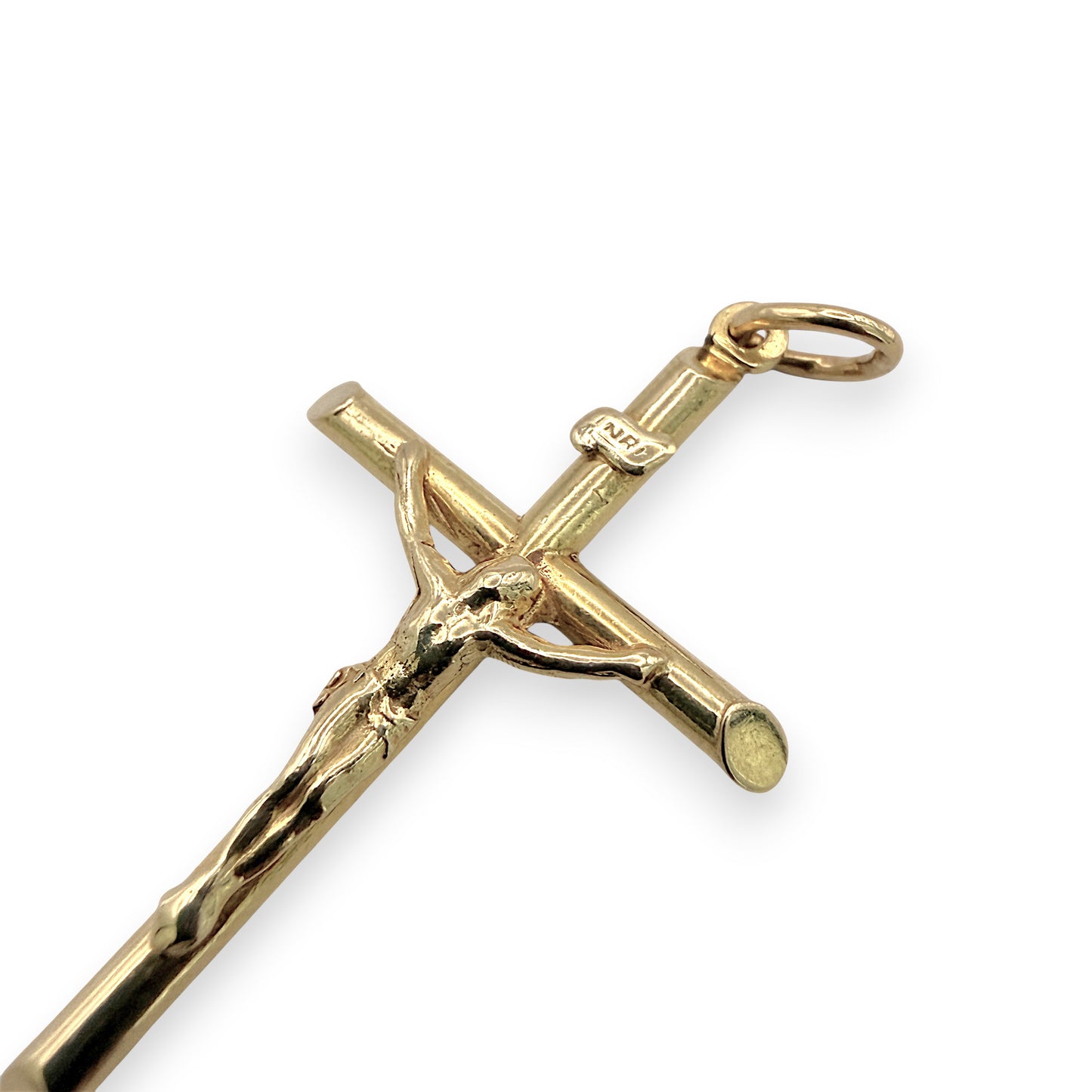 NZGD | 18ct Gold UNOAERRE Cross of Eternal Strength Pendant 44.5mm
