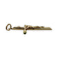 NZGD | 18ct Gold UNOAERRE Cross of Eternal Strength Pendant 44.5mm