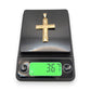 NZGD | 18ct Gold Radiant Faith Cross Pendant 3.81mm