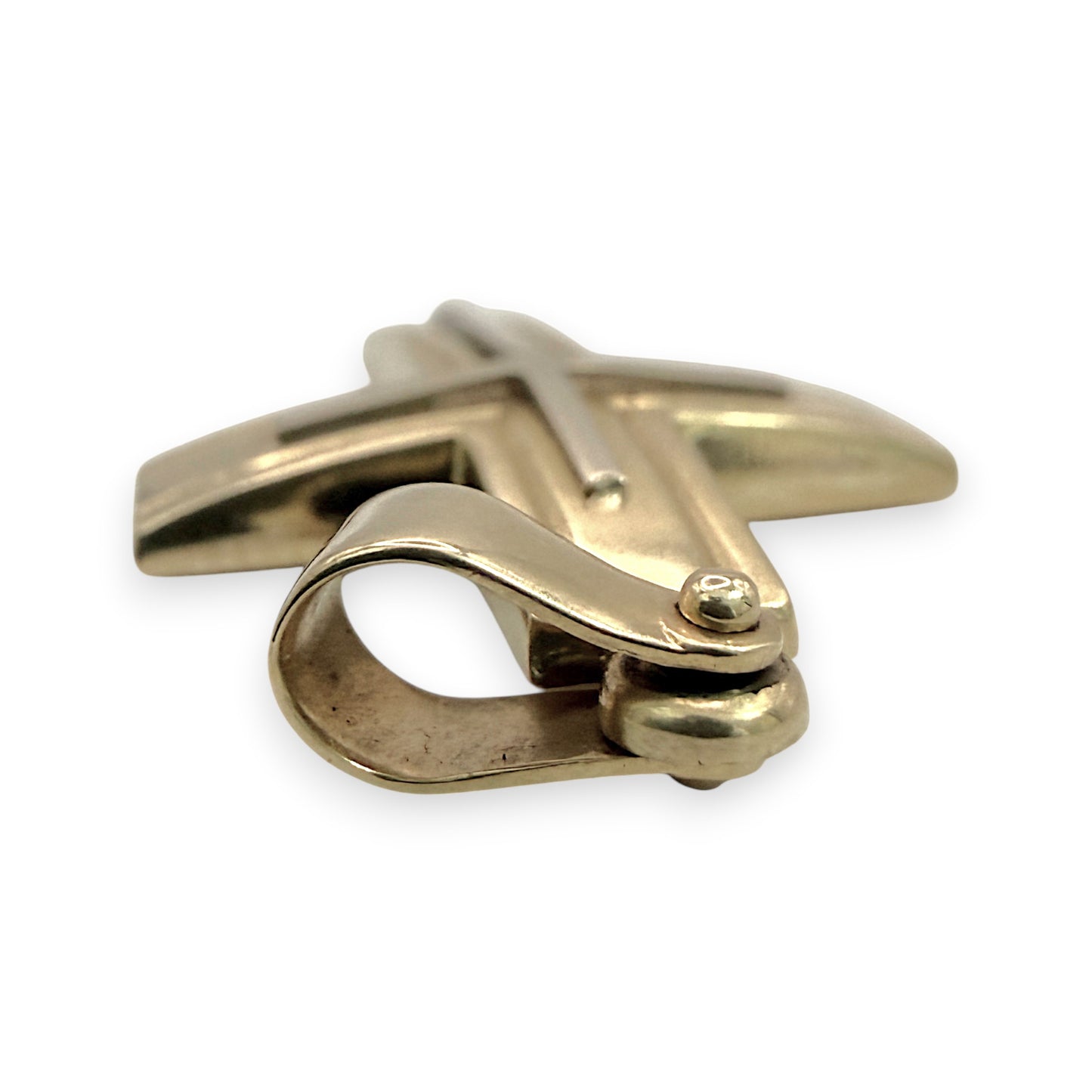 NZGD | 18ct Y/W Gold Cross of Dual Radiance 28.5mm