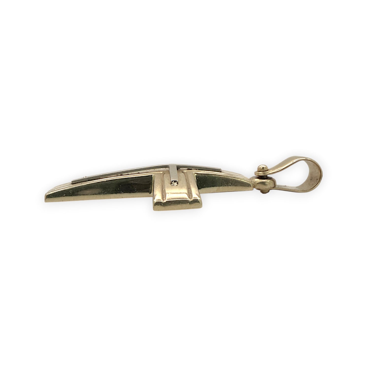 NZGD | 18ct Y/W Gold Cross of Dual Radiance 28.5mm