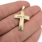 NZGD | 18ct Y/W Gold Cross of Dual Radiance 28.5mm