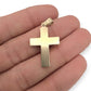 NZGD | 18ct Y/W Gold Cross of Dual Radiance 28.5mm