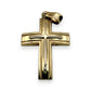 NZGD | 18ct Y/W Gold Cross of Dual Radiance 28.5mm