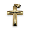 NZGD | 18ct Y/W Gold Cross of Dual Radiance 28.5mm