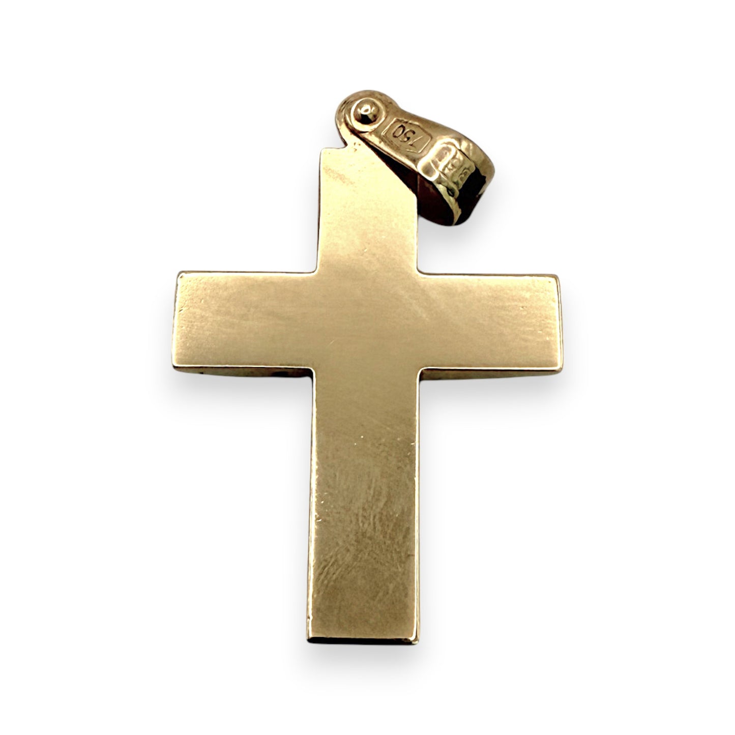 NZGD | 18ct Y/W Gold Cross of Dual Radiance 28.5mm