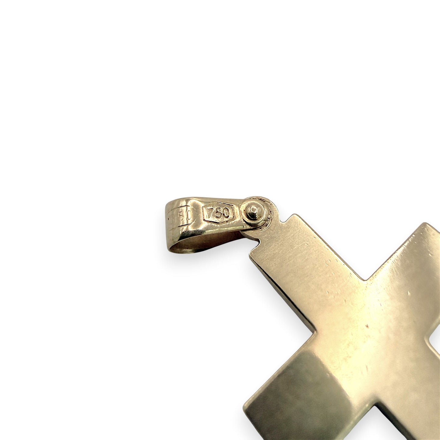 NZGD | 18ct Y/W Gold Cross of Dual Radiance 28.5mm