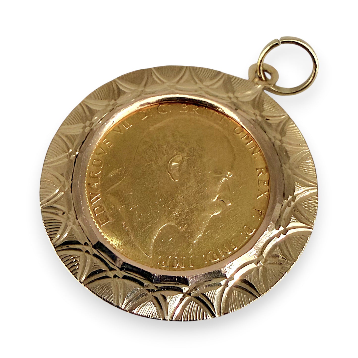 NZGD | 22ct 1905 Full Sovereign in 14ct Gold Pendant
