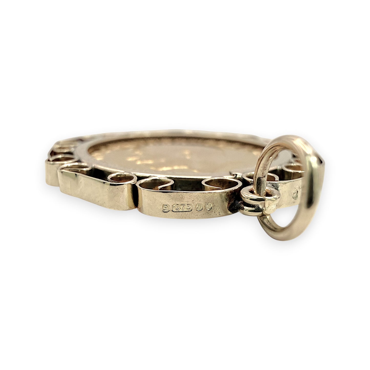 NZGD | 22ct Gold 1911 King George Full Sovereign Pendant in 9ct Gold