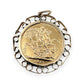 NZGD | 22ct Gold 1911 King George Full Sovereign Pendant in 9ct Gold