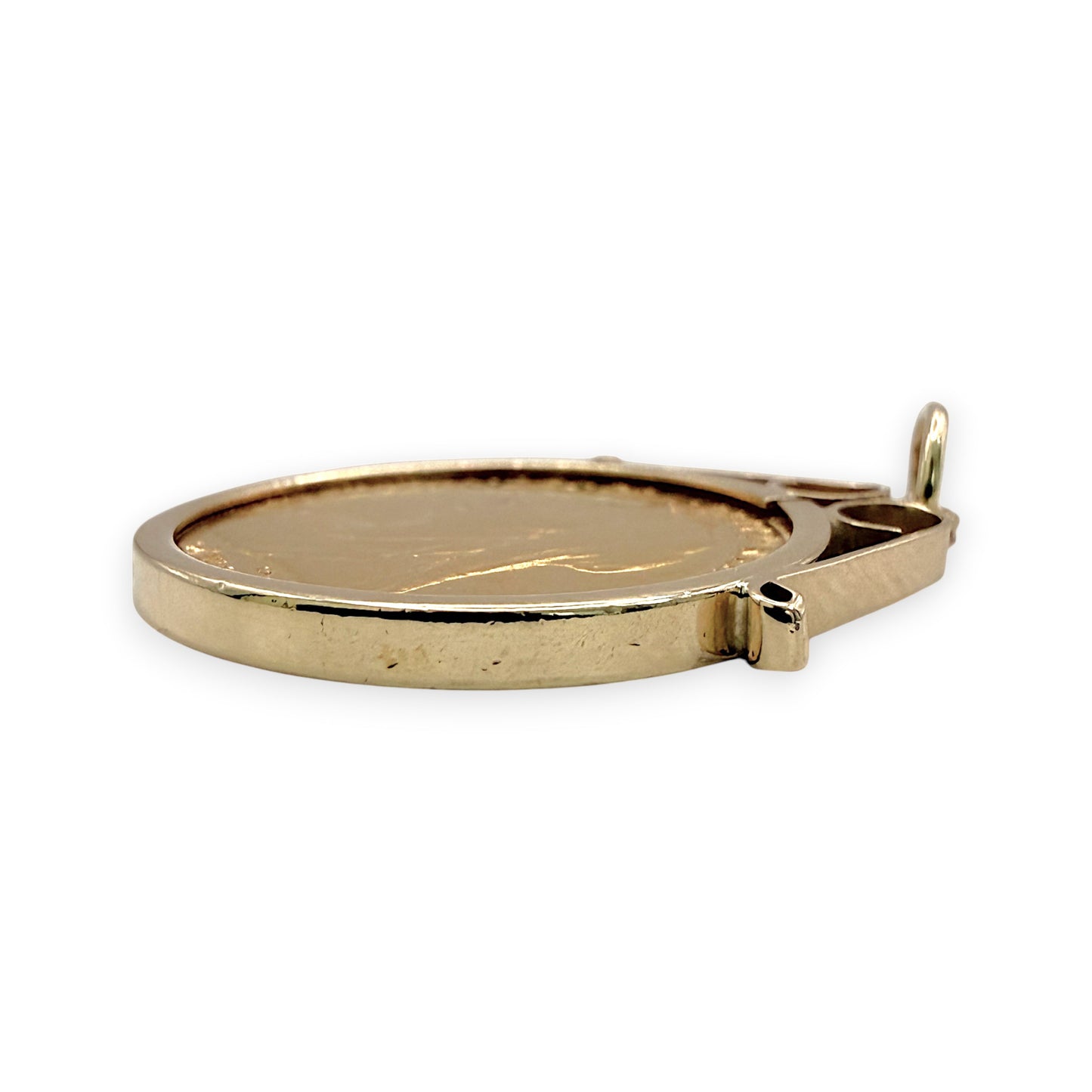 NZGD | 22ct Gold 1901 Queen Victoria Full Sovereign Pendant in 9ct Gold