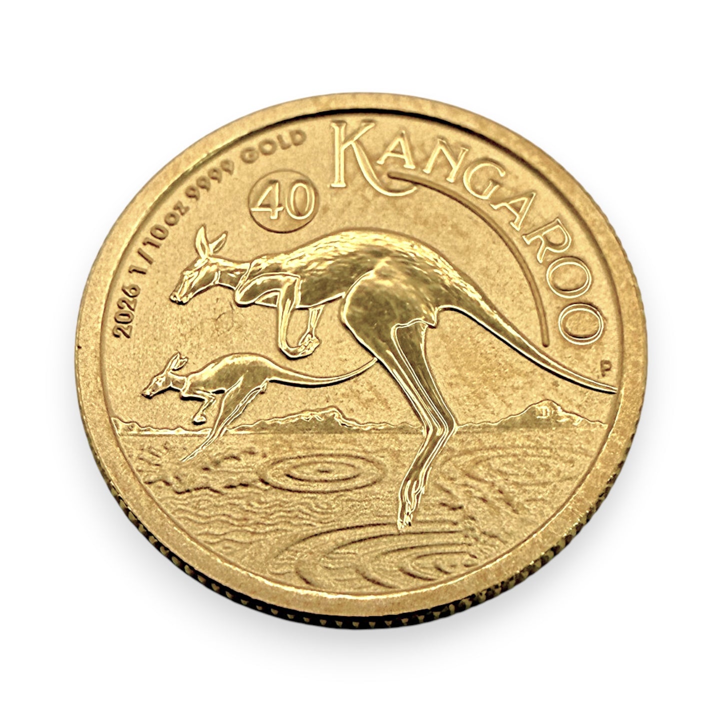 NZGD | 24ct Gold 2026 CHARLES III AUSTRALIA 1/10oz - Kangaroo