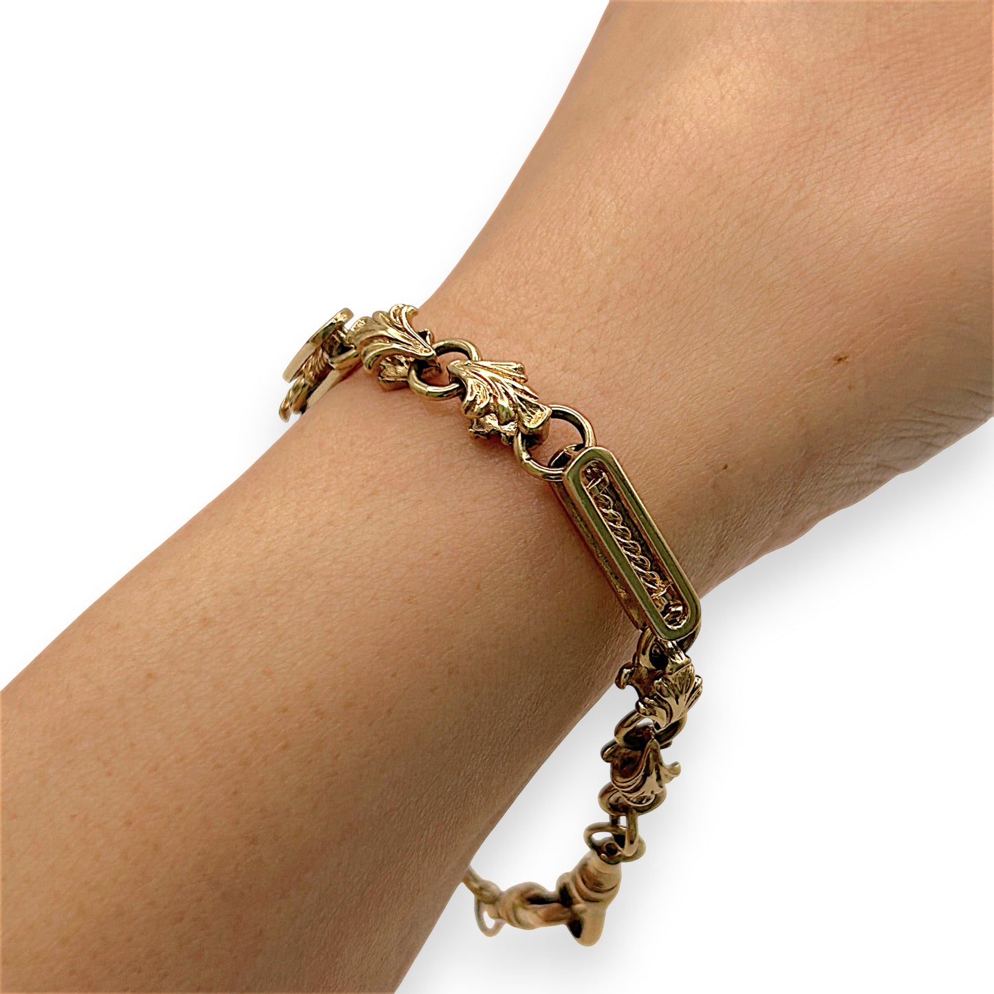 NZGD | 9ct Gold Golden Era Vintage T‑Bar Chain & Bracelet