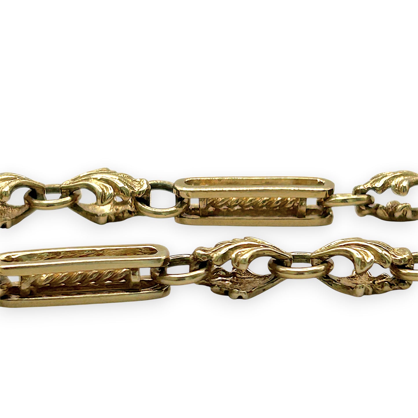 NZGD | 9ct Gold Golden Era Vintage T‑Bar Chain & Bracelet