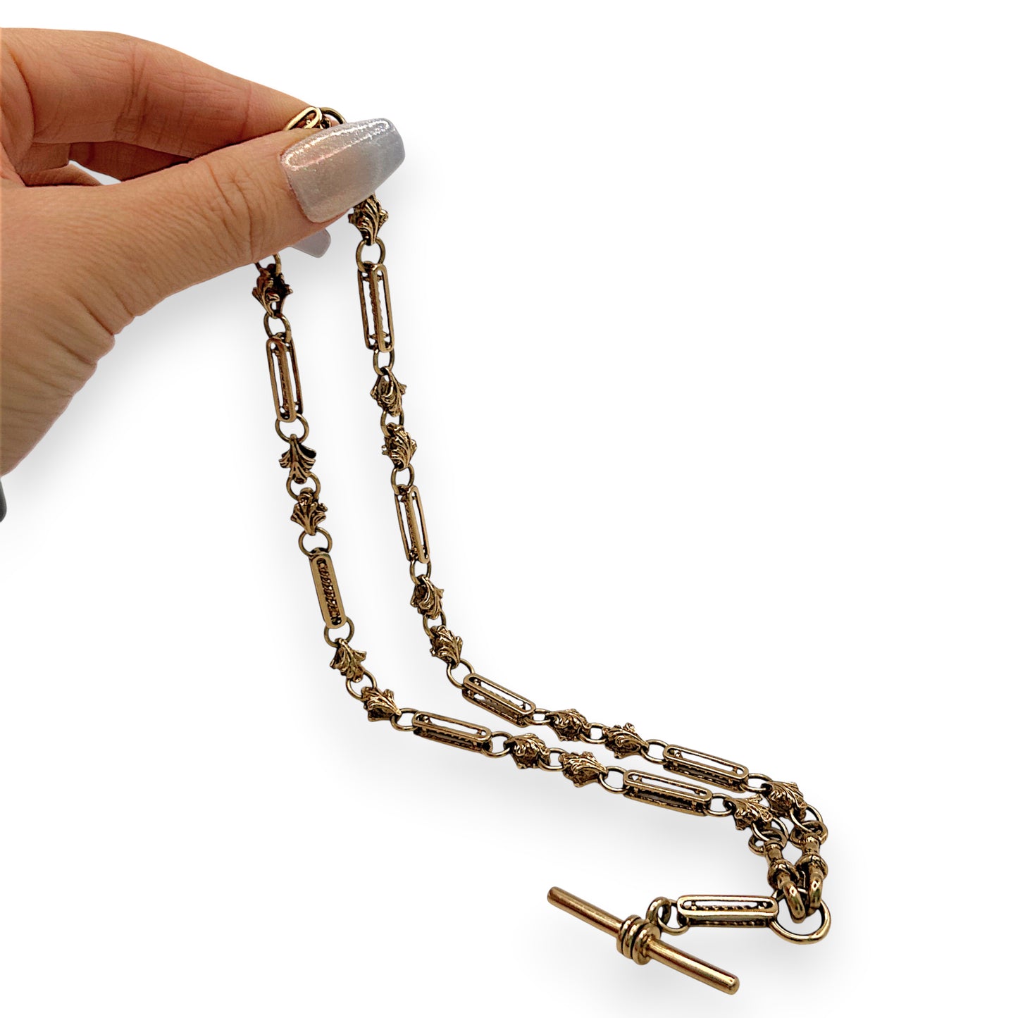 NZGD | 9ct Gold Golden Era Vintage T‑Bar Chain & Bracelet