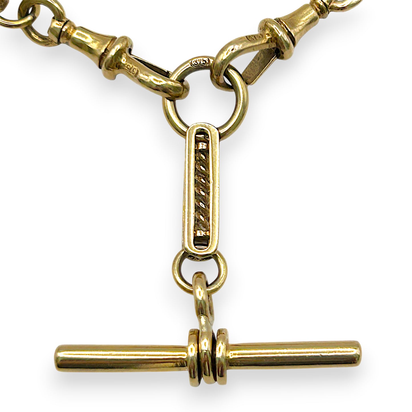 NZGD | 9ct Gold Golden Era Vintage T‑Bar Chain & Bracelet