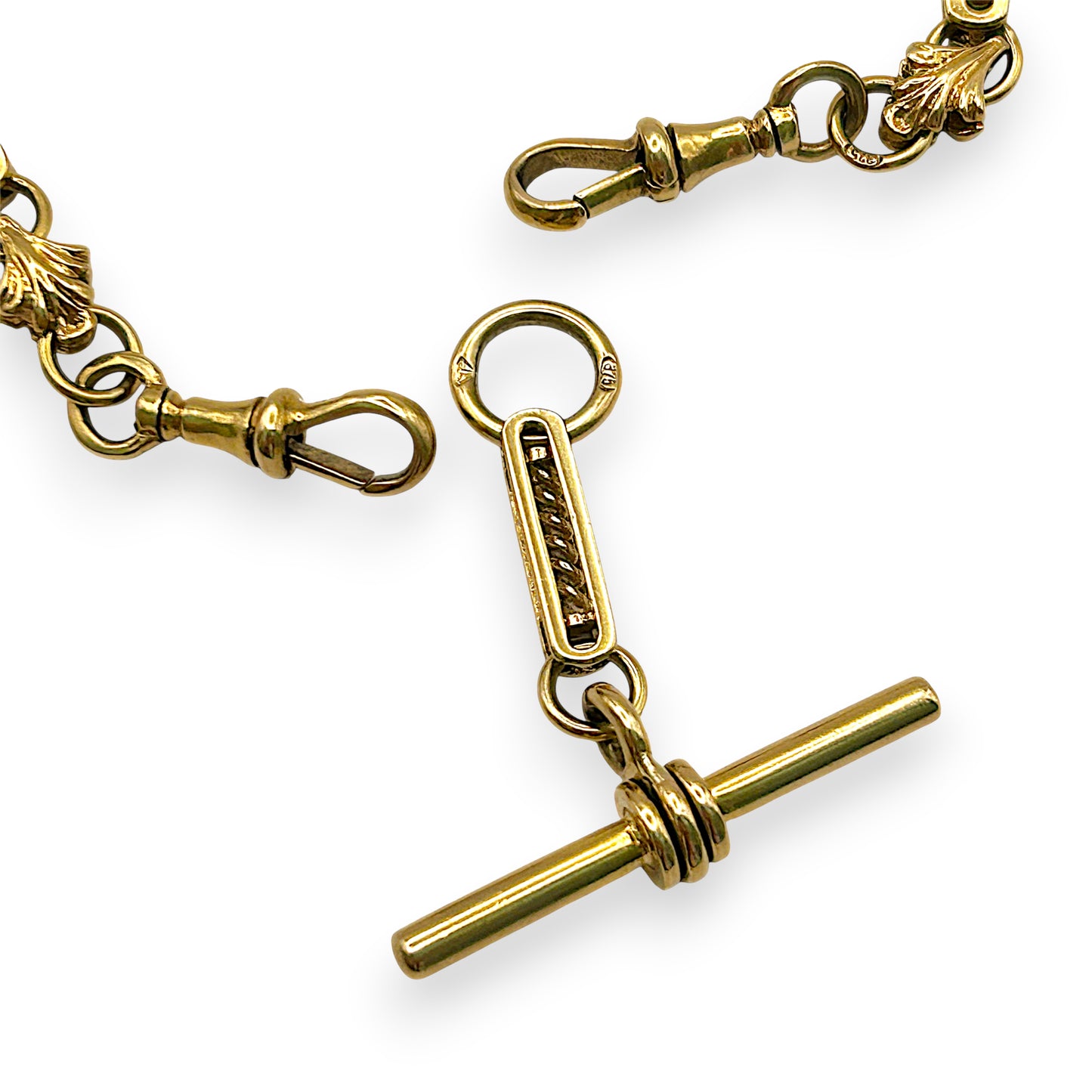 NZGD | 9ct Gold Golden Era Vintage T‑Bar Chain & Bracelet