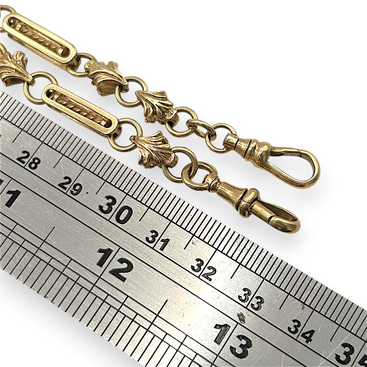 NZGD | 9ct Gold Golden Era Vintage T‑Bar Chain & Bracelet
