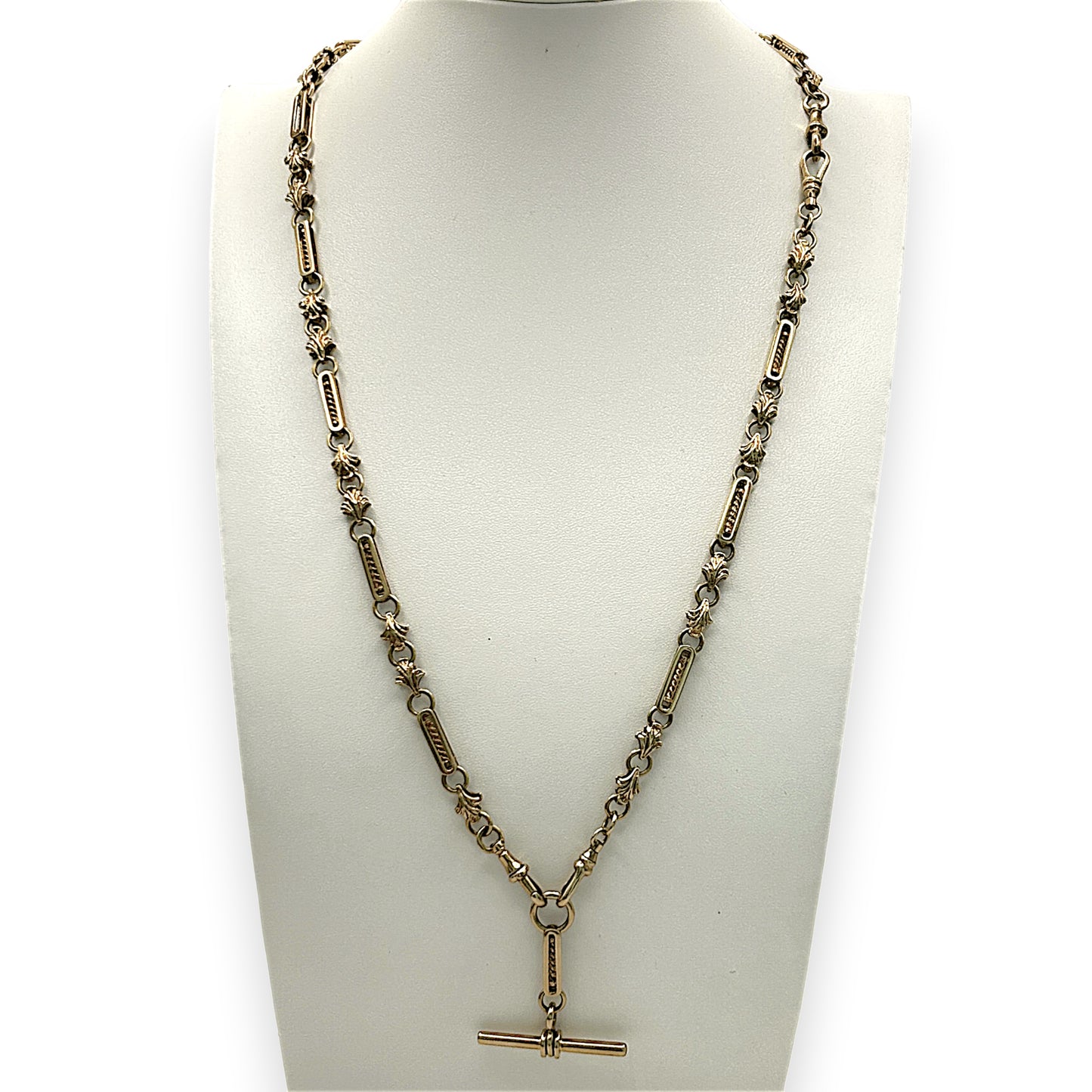NZGD | 9ct Gold Golden Era Vintage T‑Bar Chain & Bracelet