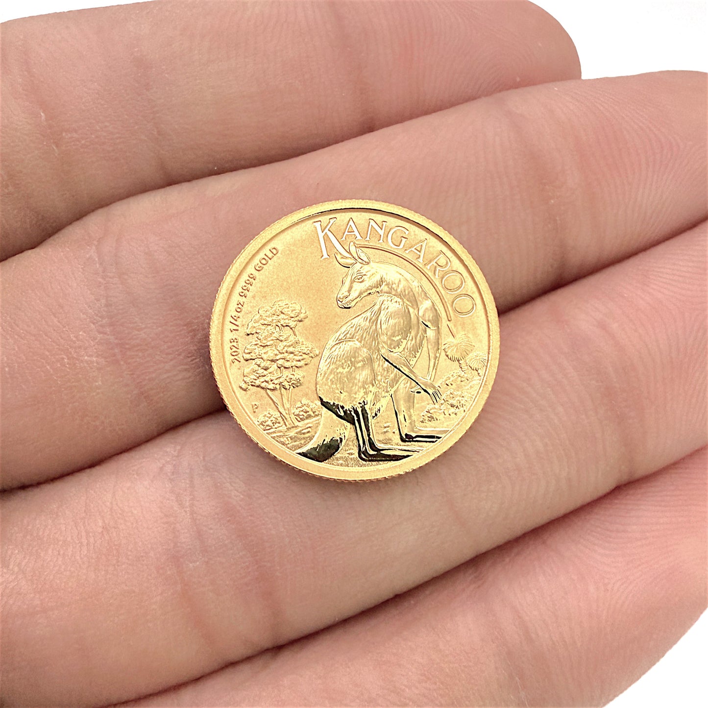 NZGD | 24ct Gold 2023 ELIZABETH II AUSTRALIA 1/4oz - Kangaroo