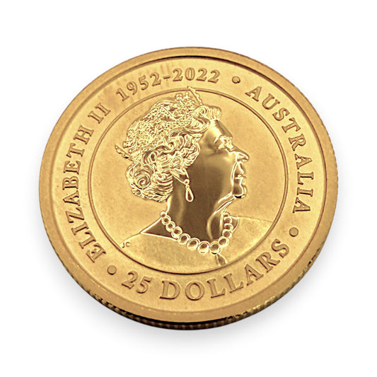 NZGD | 24ct Gold 2023 ELIZABETH II AUSTRALIA 1/4oz - Kangaroo