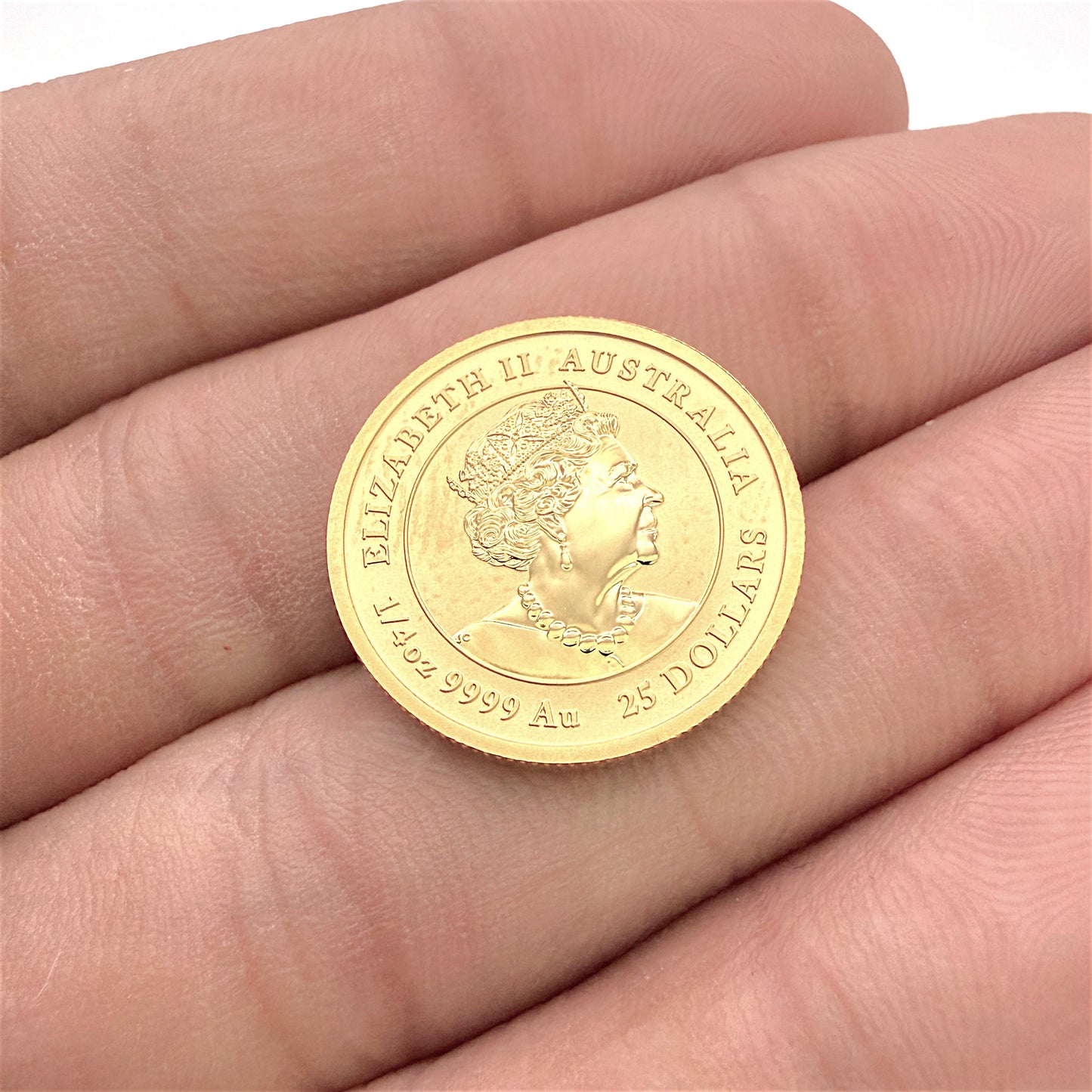 NZGD | 24ct Gold Coin 2023  ELIZABETH II AUSTRALIA 1/4oz - Rabbit