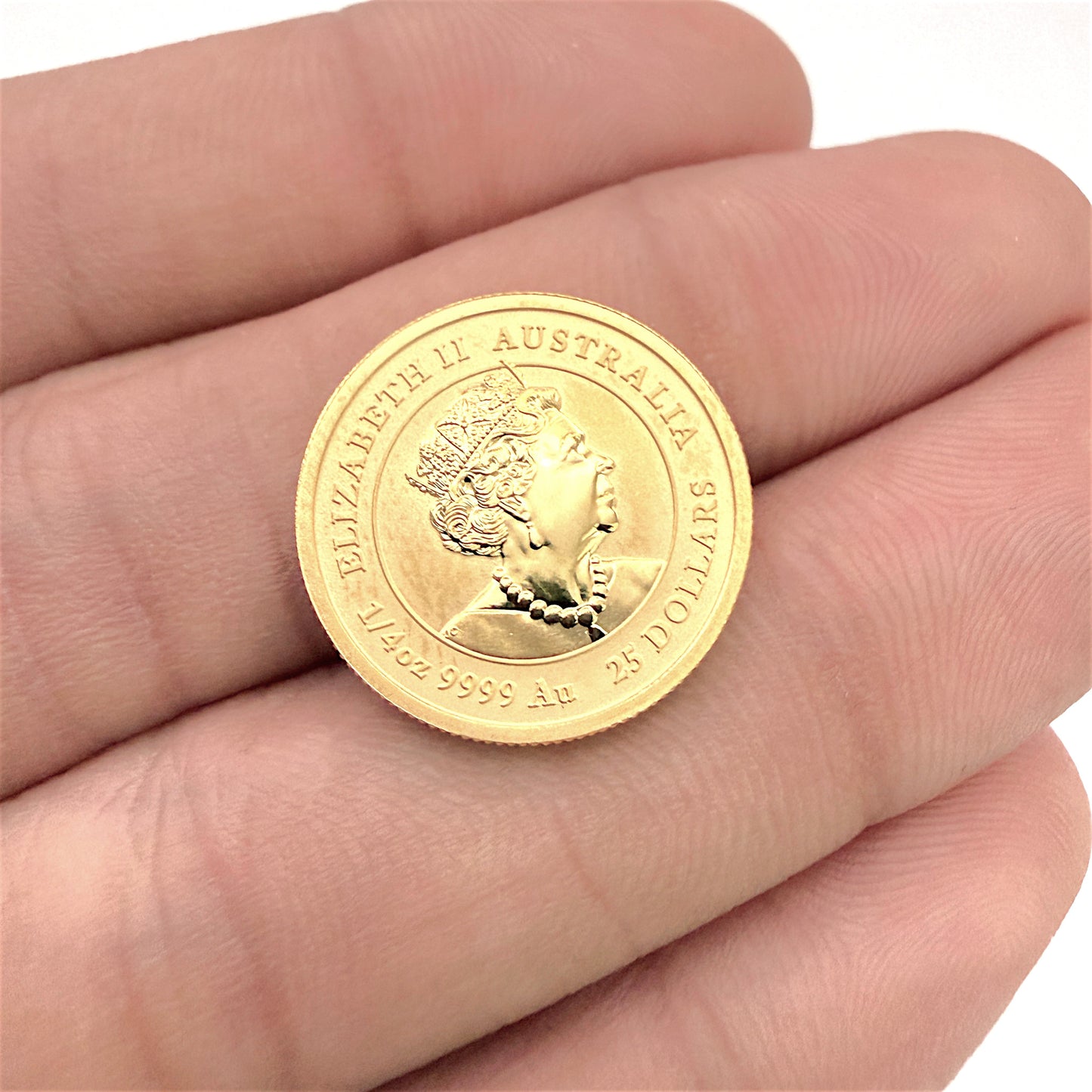 NZGD | 24ct Gold 2022 ELIZABETH II AUSTRALIA 1/4oz - Tiger