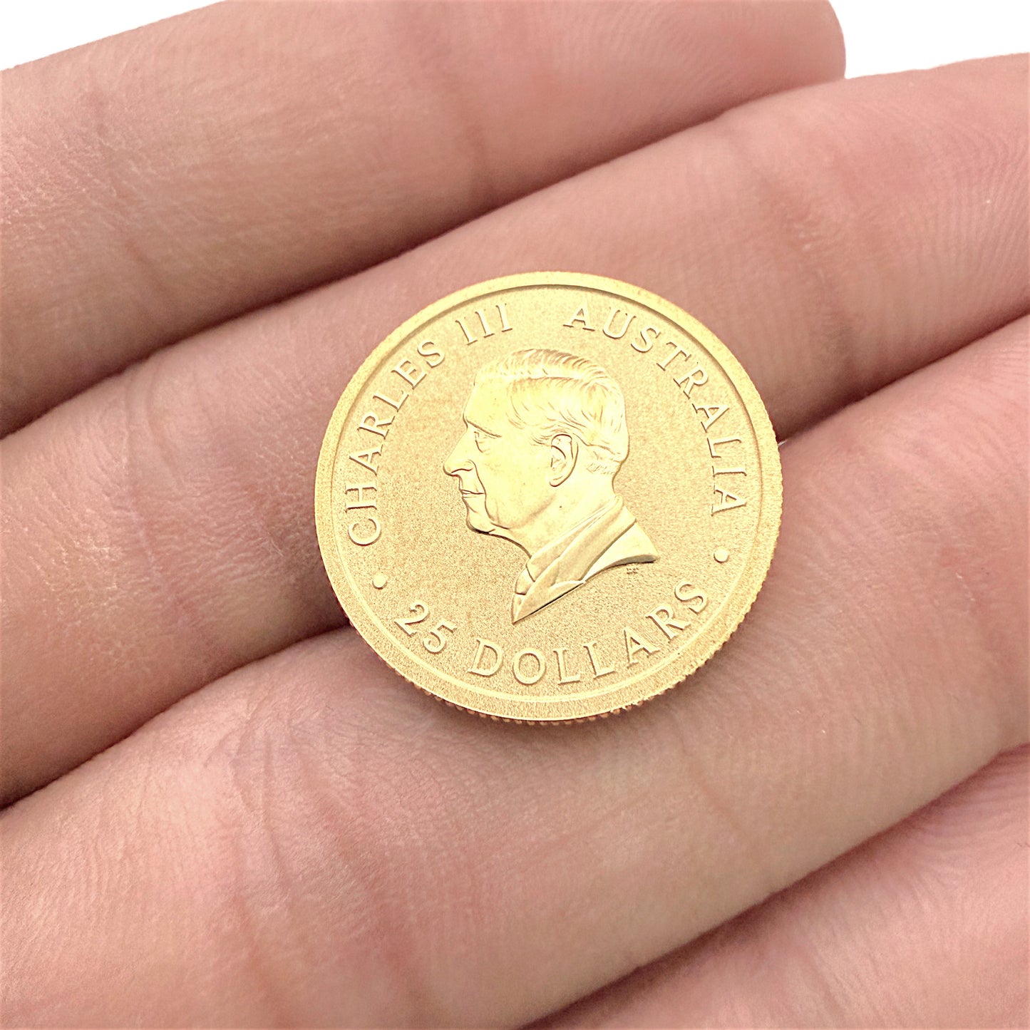 NZGD | 24ct Gold Coin 2026 CHARLES III AUSTRALIA 1/4oz - Kangaroo