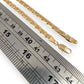 NZGD | 9ct Gold UNOAERRE Clover‑Link Signature Chain 84cm