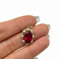 NZGD | 9ct Gold Scarlet Bloom Diamond Pendant 18.9mm