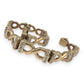 NZGD | 9ct Gold Luminous Vintage Corssover Bracelet 19.5cm