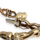 NZGD | 9ct Gold Luminous Vintage Corssover Bracelet 19.5cm