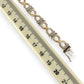 NZGD | 9ct Gold Luminous Vintage Corssover Bracelet 19.5cm