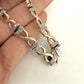 NZGD | 9ct Gold Luminous Vintage Corssover Bracelet 19.5cm
