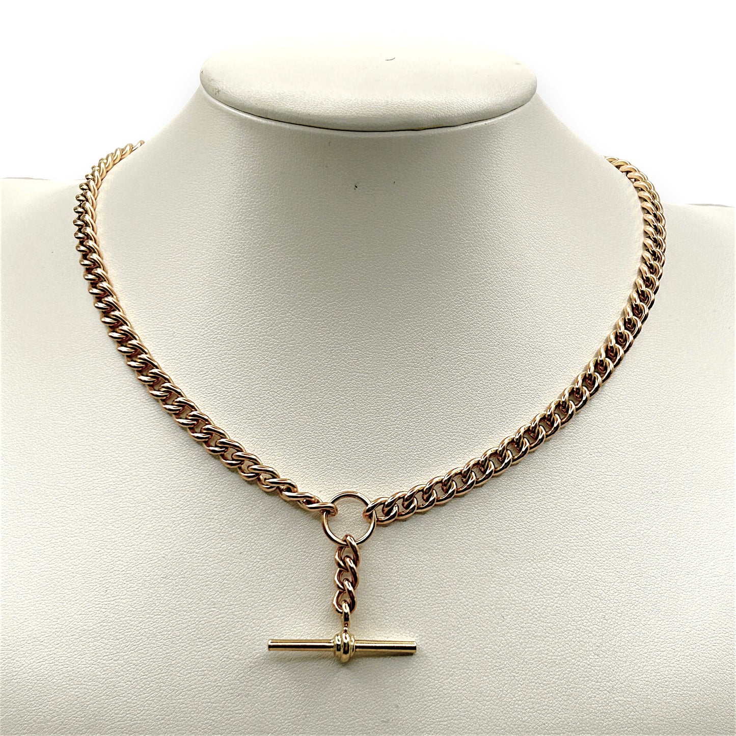 NZGD | 9ct Gold Vintage Heirloom T‑Bar Necklace Valuation $12,250