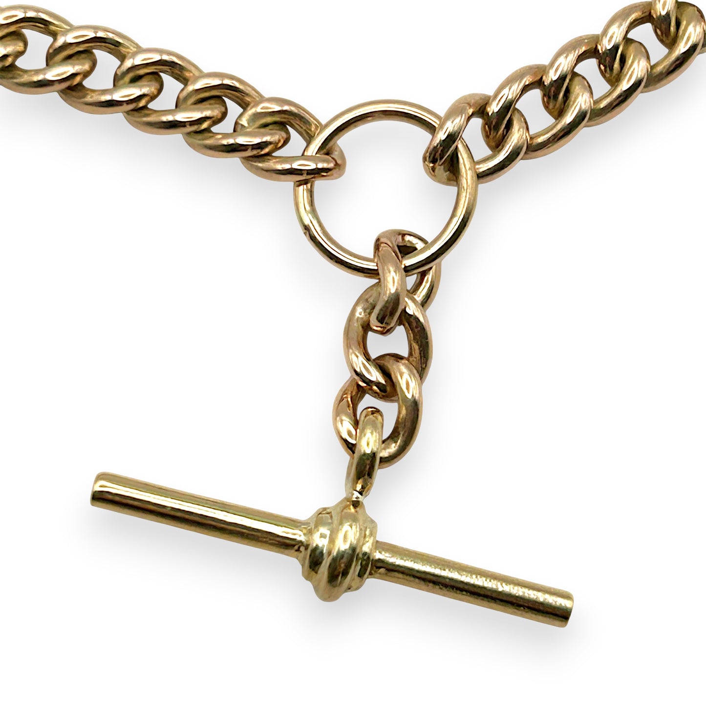 NZGD | 9ct Gold Vintage Heirloom T‑Bar Necklace Valuation $12,250