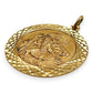NZGD | 9ct Gold Saint Christopher Medallion Pendant