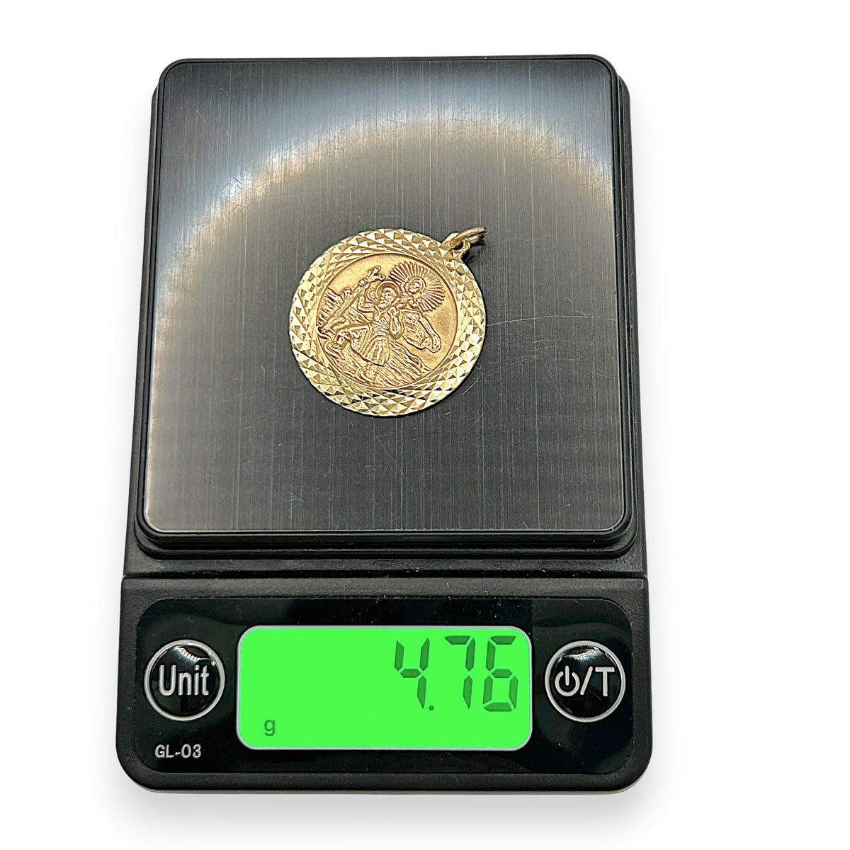 NZGD | 9ct Gold Saint Christopher Medallion Pendant