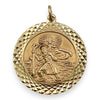 NZGD | 9ct Gold Saint Christopher Medallion Pendant