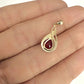 NZGD | 9ct Gold Crimson Tear Luxe Pendant