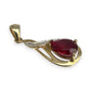 NZGD | 9ct Gold Crimson Tear Luxe Pendant
