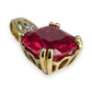NZGD | 9ct Gold Crimson Kiss Pendant with Natural Ruby