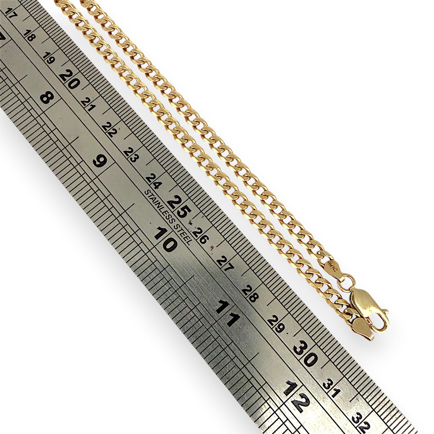 MZGD | 9ct Gold Aotearoa Curb Chain 61cm