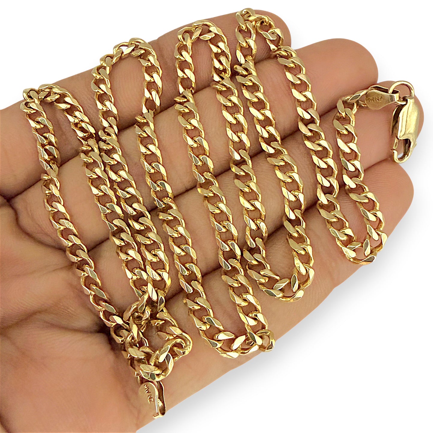 MZGD | 9ct Gold Aotearoa Curb Chain 61cm