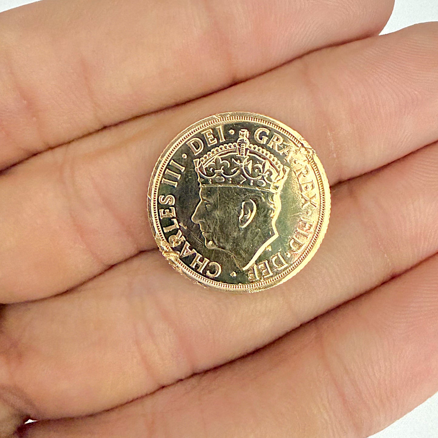 NZGD | 22ct Gold 2023 Charles III Full Sovereign Coin