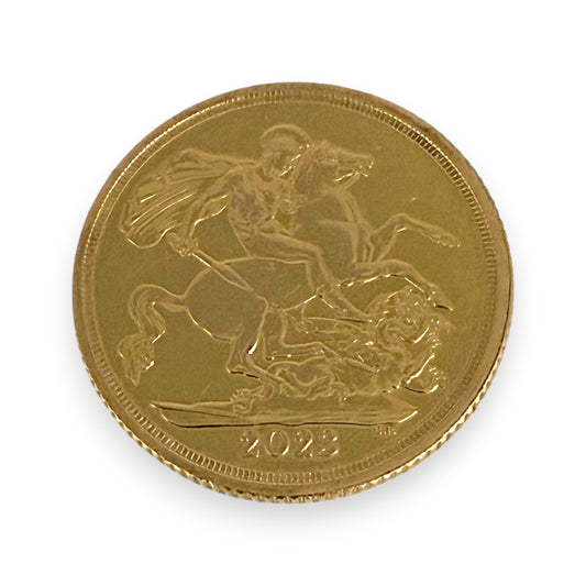 NZGD | 22ct Gold 2023 Charles III Full Sovereign Coin